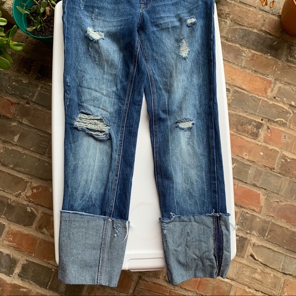 Cuffed & Distressed Zara Jeans 👖 - Picture 6 of 6